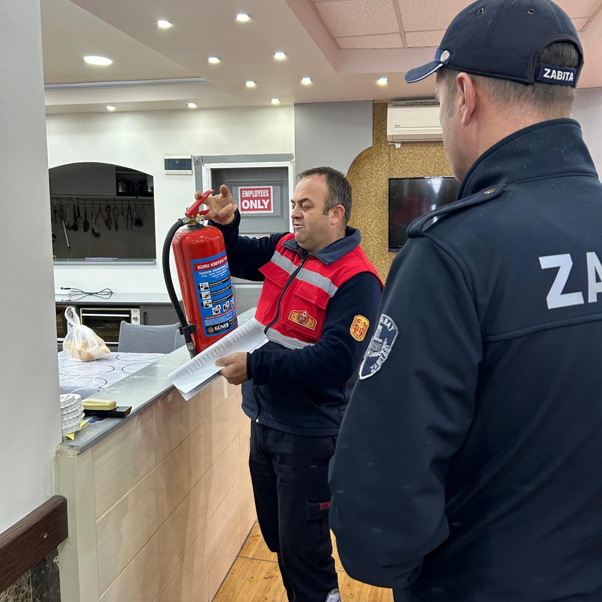 Eceabat yangın itfaiye denetim