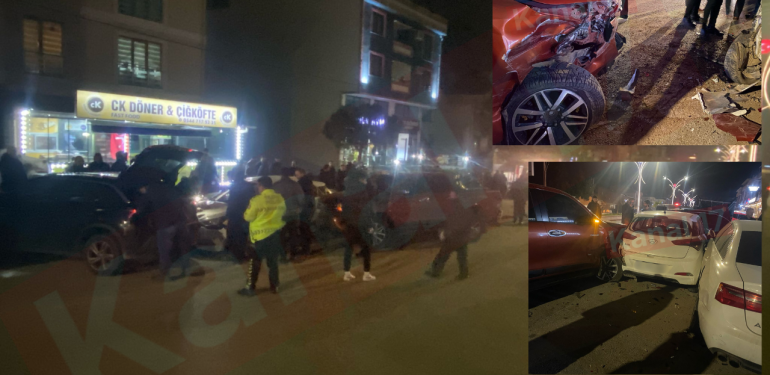Biga’da kontrolünü kaybeden sürücü 6 aracı biçip kaçtı