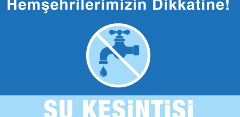 Çanakkale’de 6 mahallede 6 saatlik su kesintisi