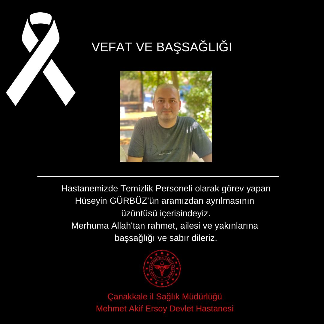 Çanakkale'de genç hastane personeli hayatını kaybetti