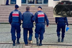 Çanakkale'de köyden kablo çalarken yakalanan şahıs tutuklandı