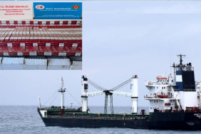 Çanakkale'de kuru yük gemisine operasyon