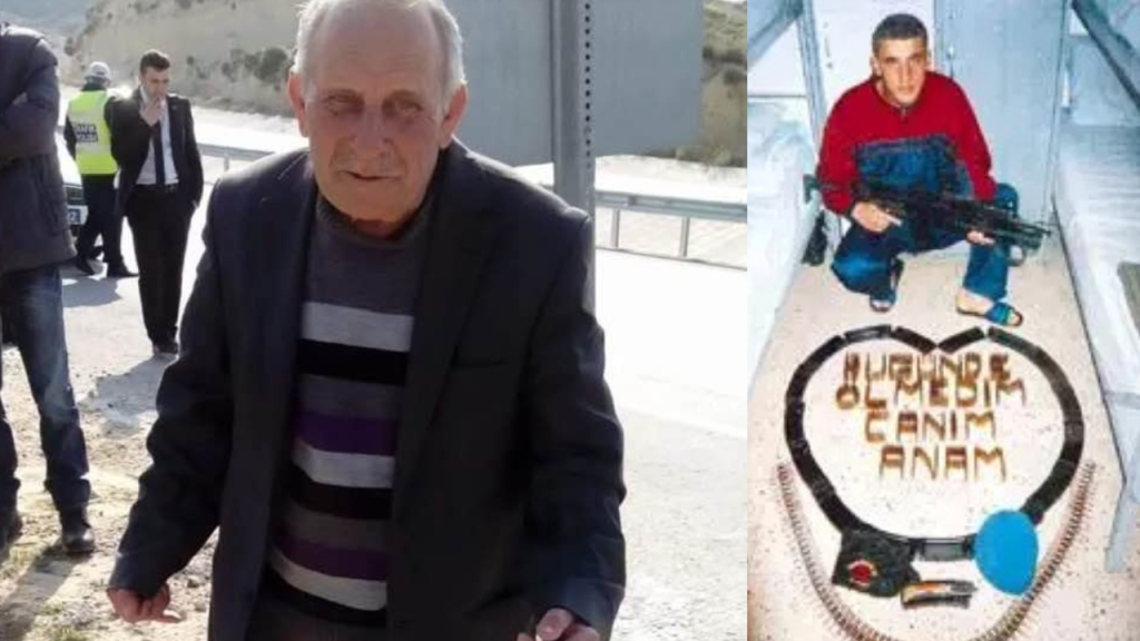 Çanakkale'de şehit babası vefat etti