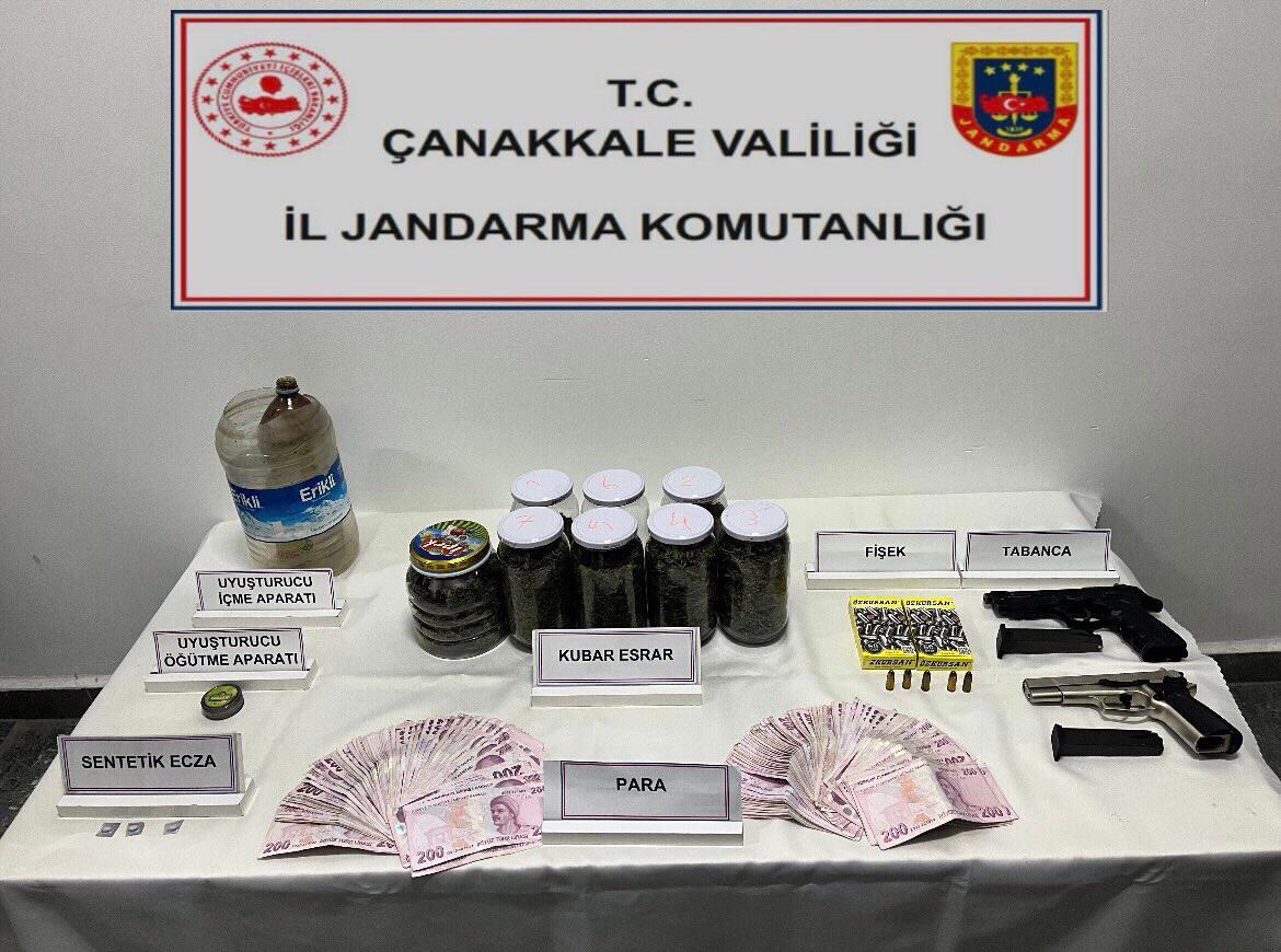 Çanakkale’de uyuşturucu operasyonu