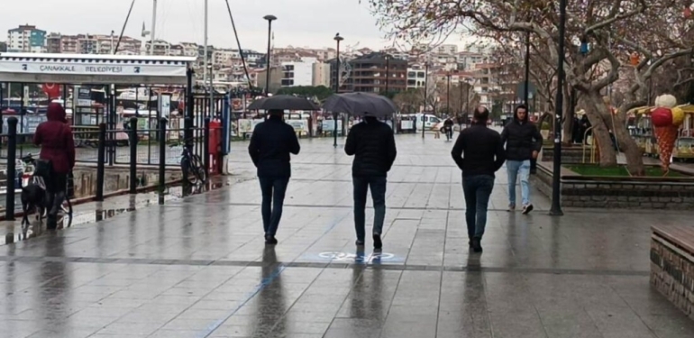 Çanakkale’ye 5 günlük yağış geliyor
