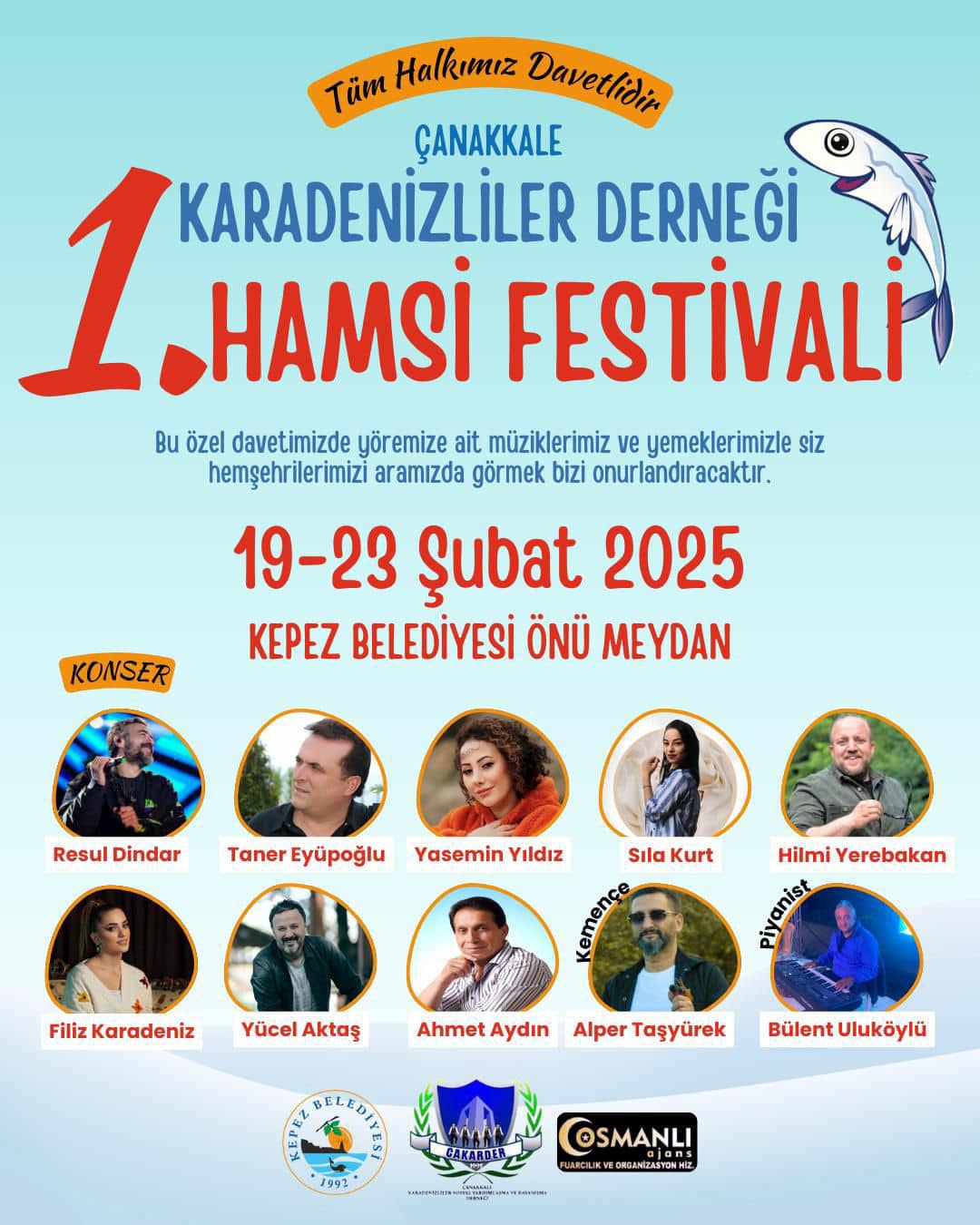 Çanakkale hamsi festivali