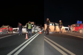 Çan'da feci trafik kazası 5 yaralı