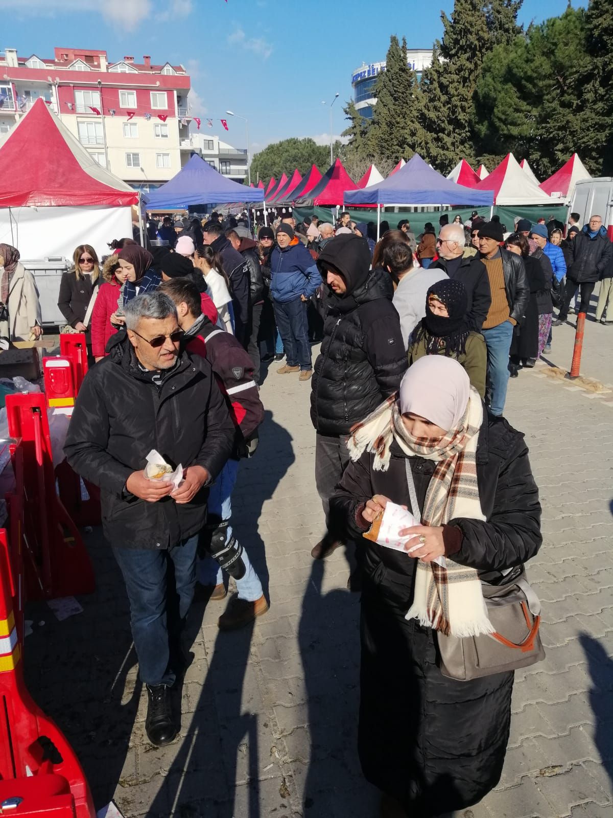 Çanakkaleliler horon tepti: 2 ton hamsi dağıtıldı
