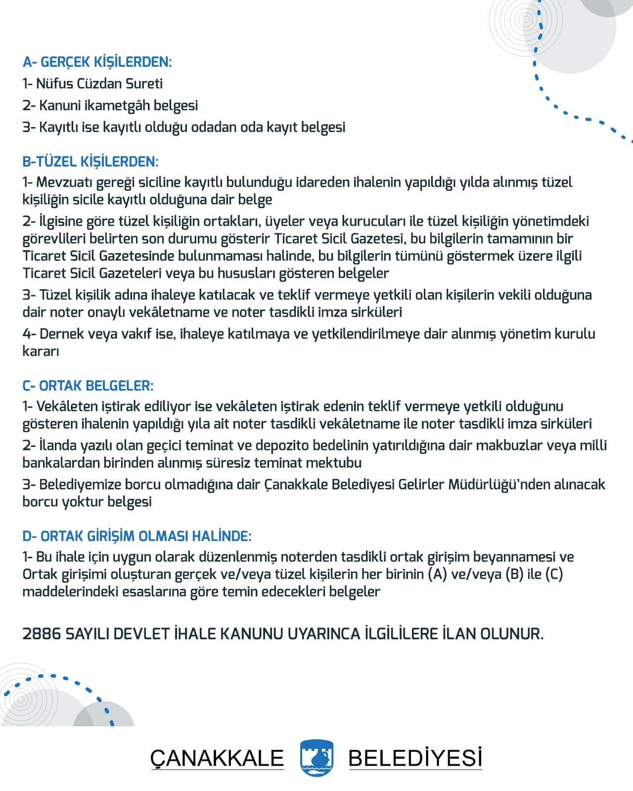 Çanakkale Belediyesi’nden 3 bin TL’ye kiralık dükkanlar ihale edilecek