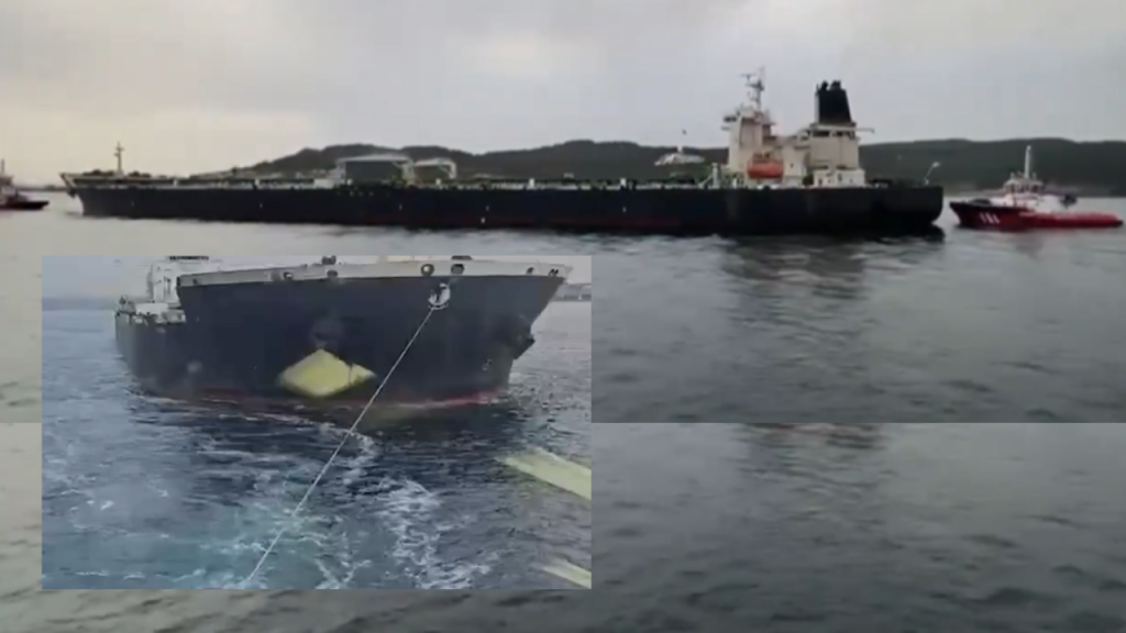 Çanakkale Boğazı'nda petrol tankeri arızalandı