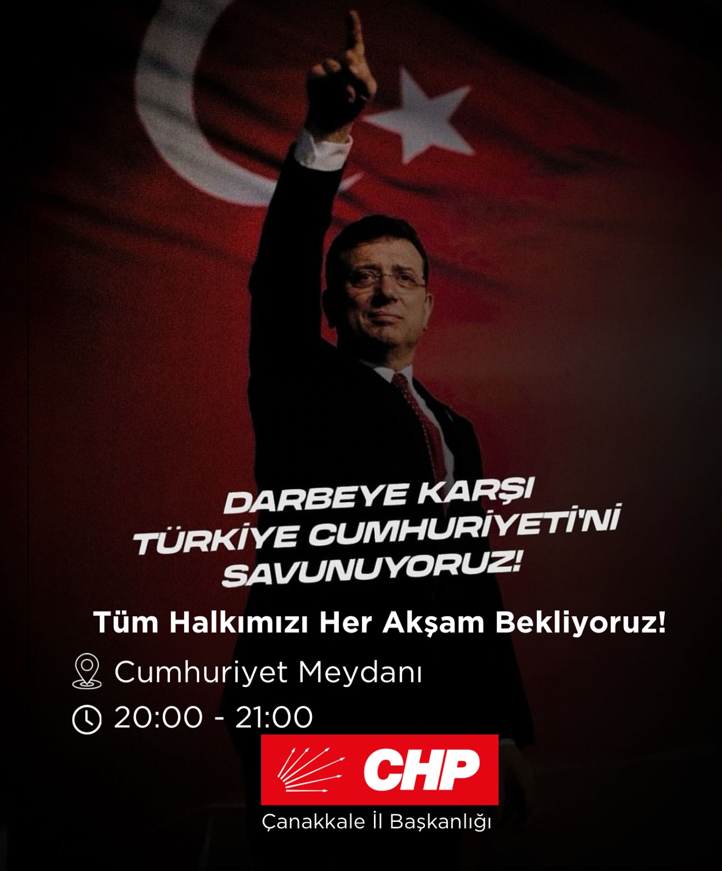 Çanakkale'de Ekrem İmamoğlu için bu akşam miting düzenlenecek