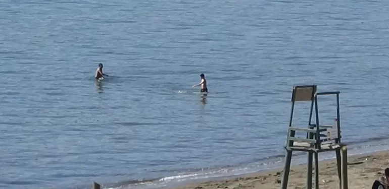 Çanakkale’de deniz sezonu erken açıldı
