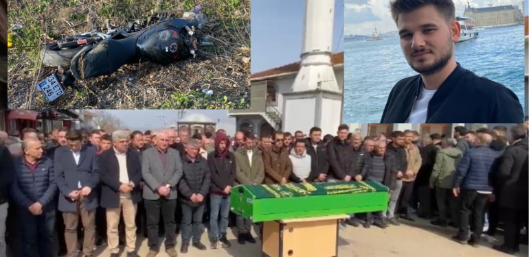 Çanakkale’de emanet aldığı motosikletle kaza yapan genç toprağa verildi