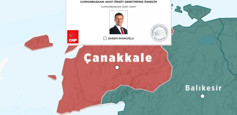 Çanakkale’nin ilçelerinde İmamoğlu’na rekor oy çıktı!
