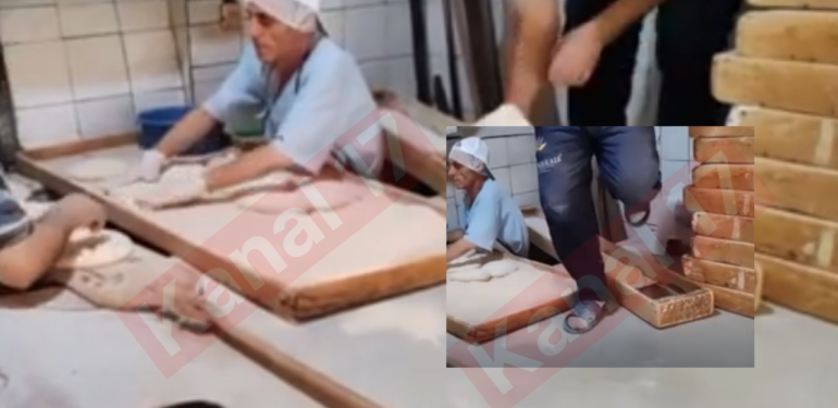 Çan’daki ekmek fırınında yapılan pideler tepki çekti