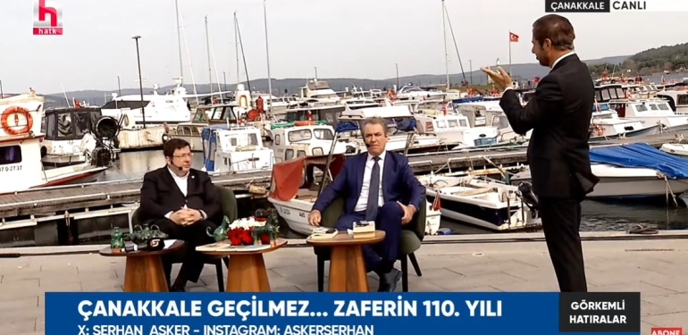 Halk TV’den Çanakkale Kordon’dan canlı yayın