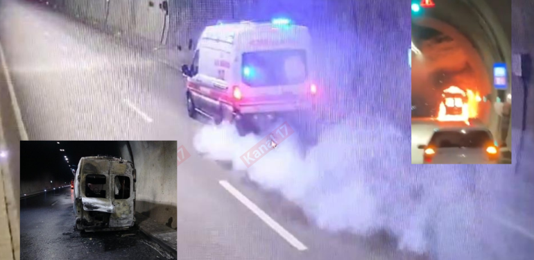 Çanakkale’de ambulansın yanmadan önceki görüntüleri ortaya çıktı