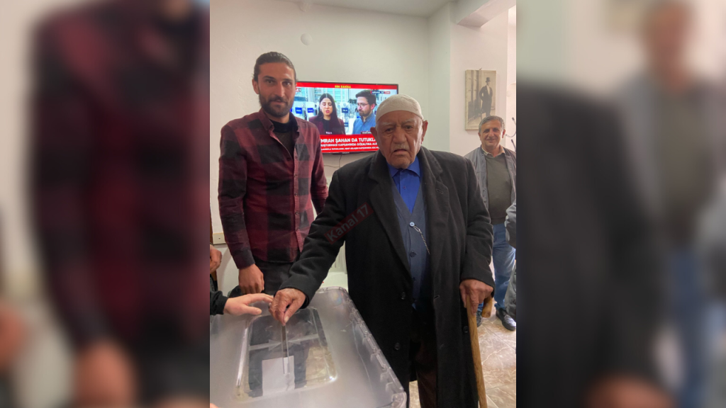 Çanakkale'de 97 yaşındaki Hüseyin amca İmamoğlu için oy verdi