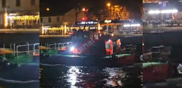 Çanakkale Boğazı’nda kılavuz kaptan denize düştü!