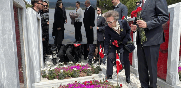 Birleşik Krallık Kraliyet Prensesi Çanakkale Kara Savaşları törenlerine katıldı