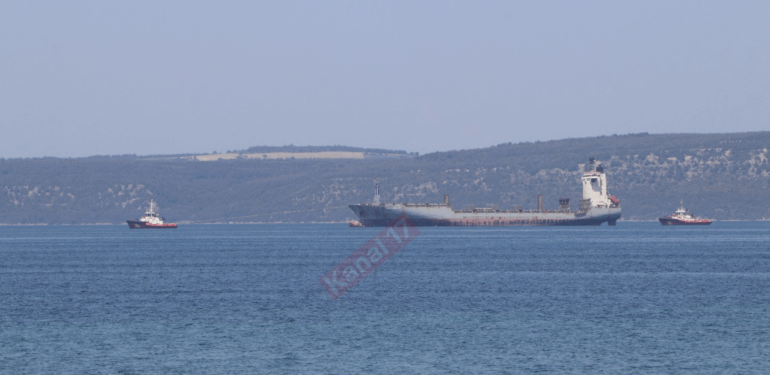 Çanakkale Boğazı’nda gemi arızalandı