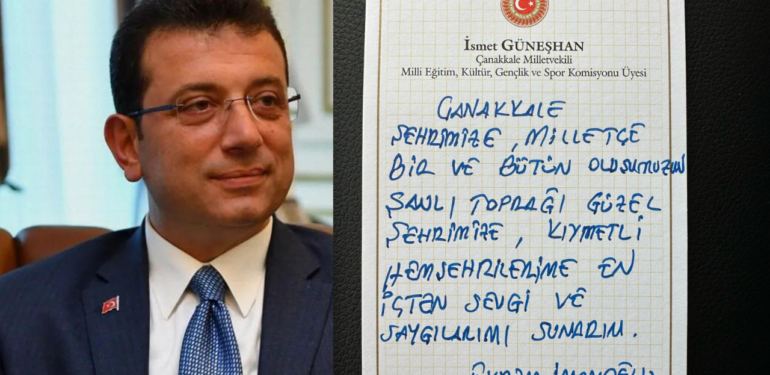 Ekrem İmamoğlu Çanakkale’ye selam gönderdi