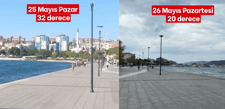 Çanakkale önce kavrulacak sonra üşüyecek