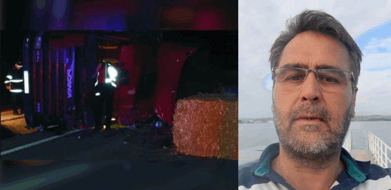 Çanakkale’de devrilen tır Aydın’ı yasa boğdu