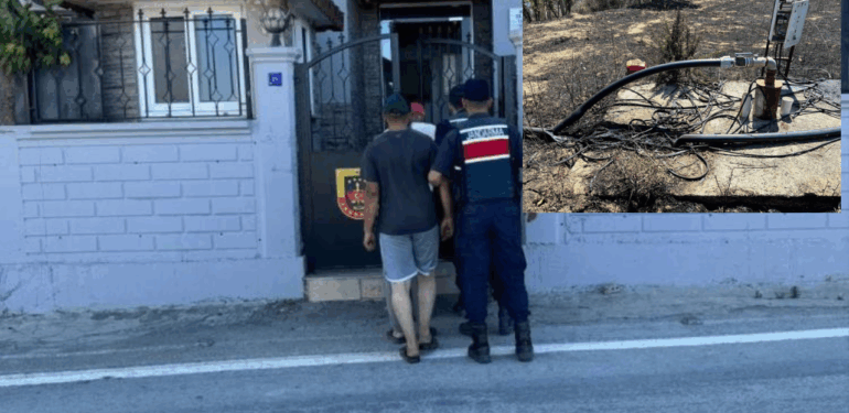 Çanakkale ve Biga’da yangına sebep olan 3 kişi gözaltına alındı