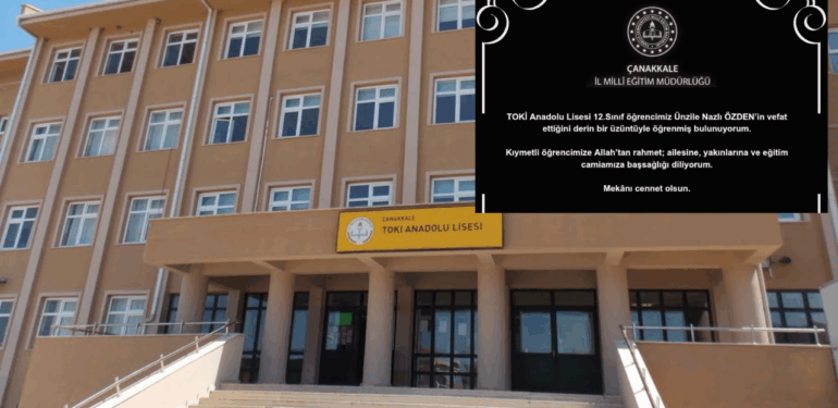 Çanakkale’de 12. sınıf öğrencisi hayatını kaybetti