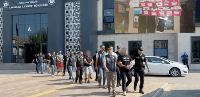 Çanakkale’de 181 milyon TL’lik şüpheli para trafiği