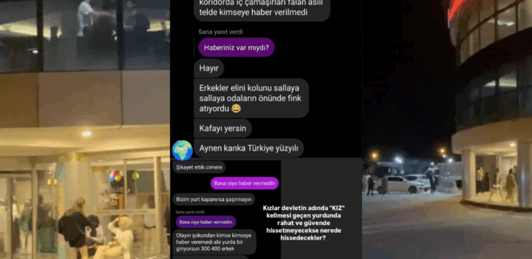 Çanakkale’de Kız KYK Yurdu’na alınan erkekler odaların önünde gezmiş: “Koridorda iç çamaşırlar asılı…”