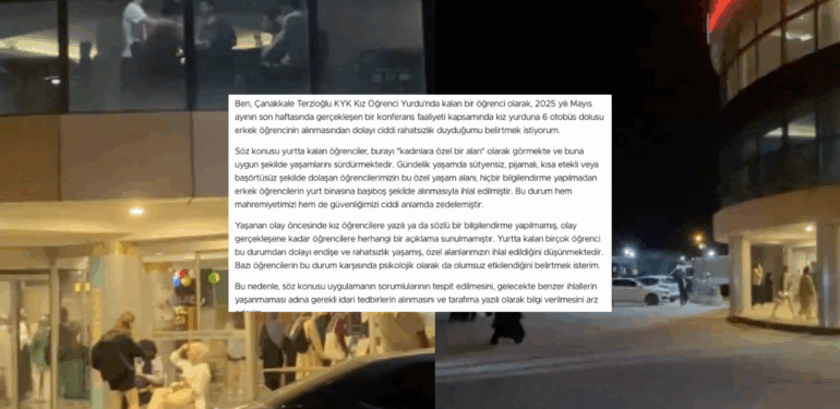 Çanakkale’de Kız KYK’ya erkek öğrencilerin alınması: “Öğrencilere bilgilendirme yapılmadı, Pijamayla gezdiğimiz özel alana…”