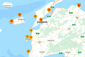 Çanakkale’de deniz suyu sıcaklıkları açıklandı
