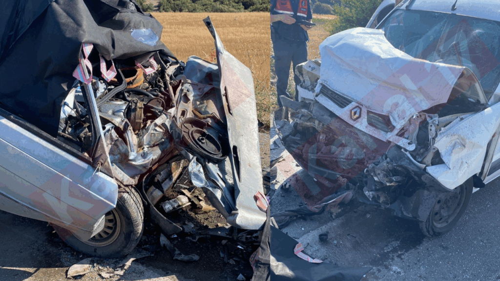 Çanakkale'de iki araç kafa kafaya çarpıştı: 2 ölü