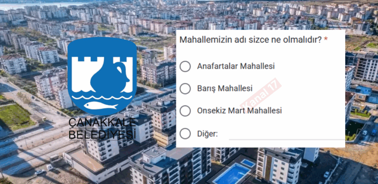Çanakkale’ye yeni mahalle geliyor