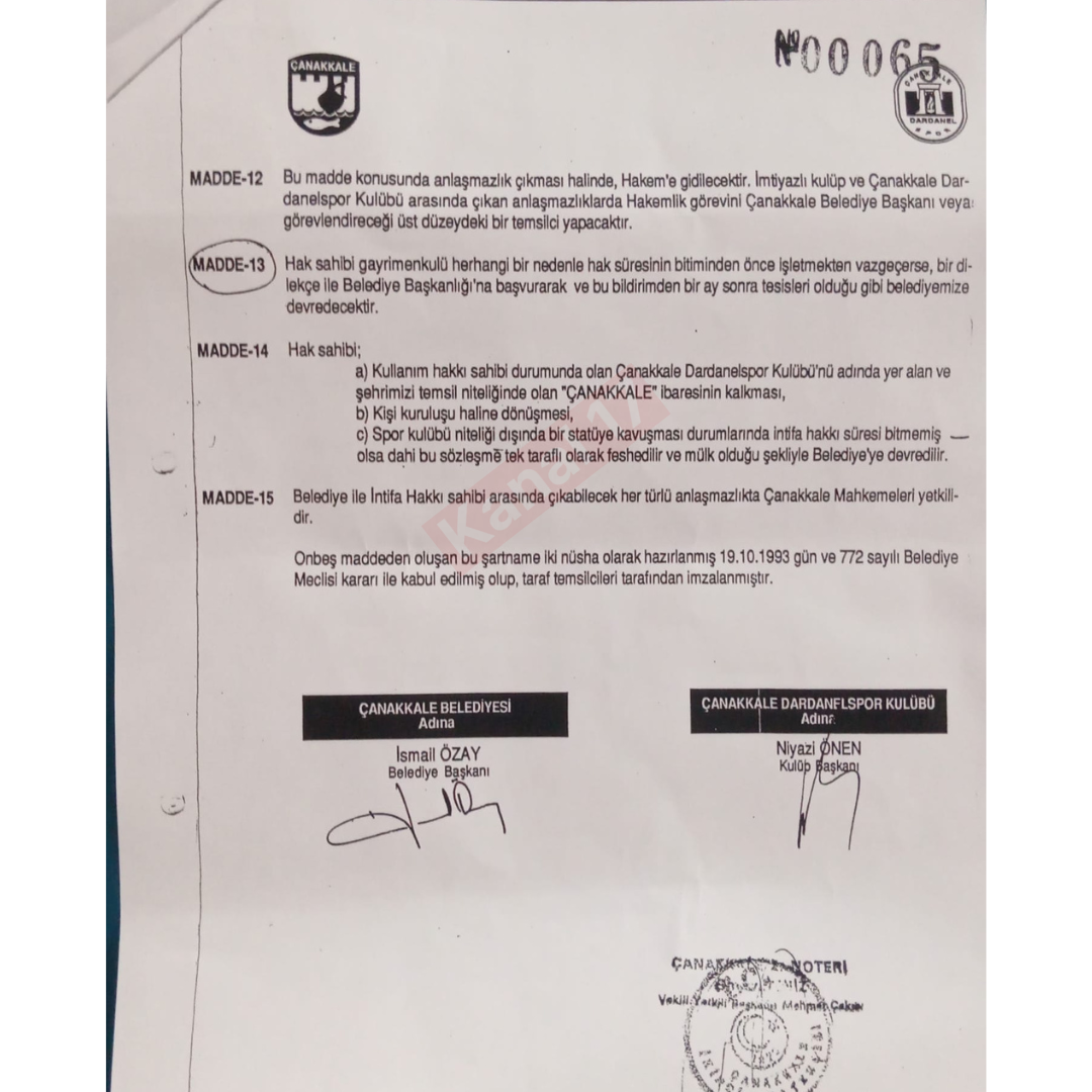 Niyazi Önen, Çanakkale'nin en değerli arazisini halka kapattı!