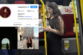 Ünlü oyuncu Biga'da otobüste görüldü