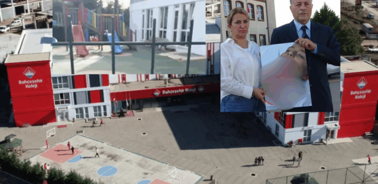 Biga’da çocuğun çenesi saplanan demir yüzünden koptu