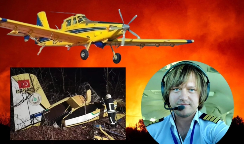Çanakkale'de yangınları söndüren pilot şehit oldu