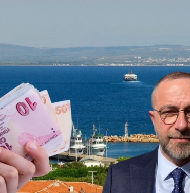 Bozcaada'da AK Partili Meclis Üyesi Vergi Yüzsüzü çıktı