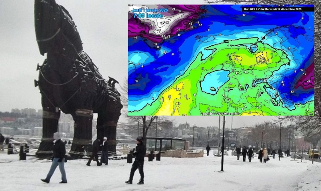 Çanakkale'ye kar geliyor