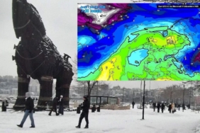 Çanakkale'ye kar geliyor