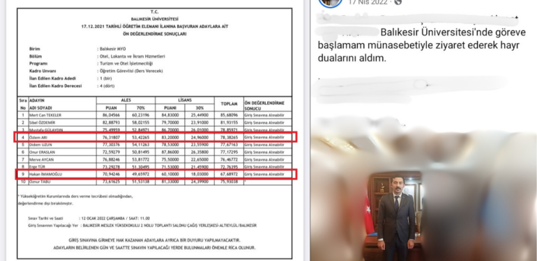 Çanakkale’de İl Başkanı İmamoğlu hakkında skandal iddia! Üniversiteye girişte usulsüzlükten atılmış: 9.’luktan 1.’liğe yükselmiş