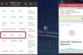 ÇOMÜ’de okul öncesi öğretmeni Enerji bölümünde işe başladı!