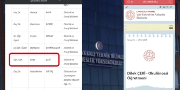 ÇOMÜ’de okul öncesi öğretmeni Enerji bölümünde işe başladı!