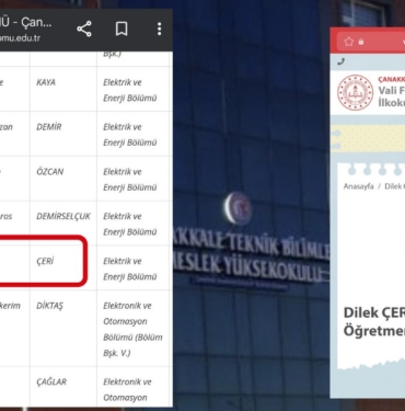 ÇOMÜ’de okul öncesi öğretmeni Enerji bölümünde işe başladı!