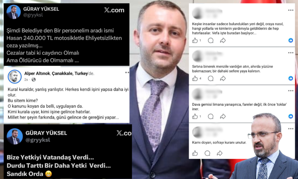 Ezine’de AK Partili başkanın paylaşımı Bülent Turan’a ‘Vefasızlık’ olarak yorumlandı