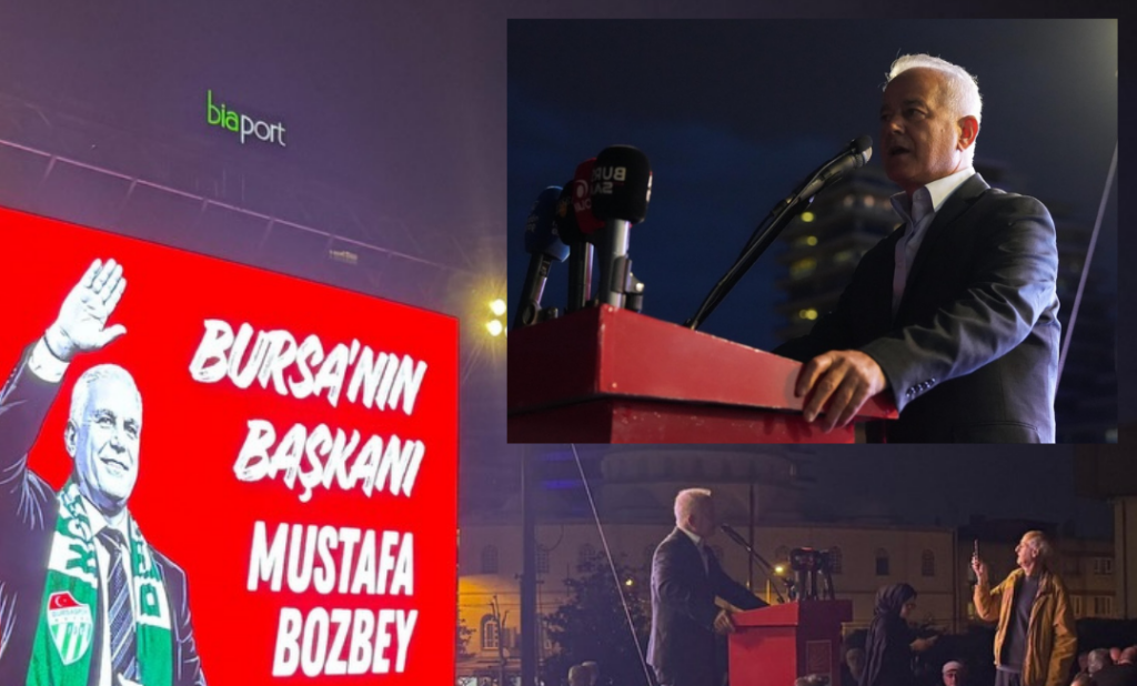 CHP’li Güneşhan Bursa’da Bozbey’e destek mitinginde konuştu
