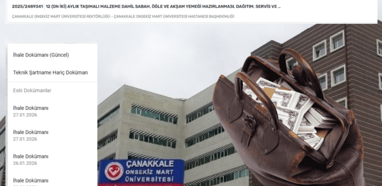 ÇOMÜ’de yolsuzluk yapıldığı iddia edilen 100 milyonu geçik yemek ihalesinin sonucu 2 aydır açıklanamıyor!
